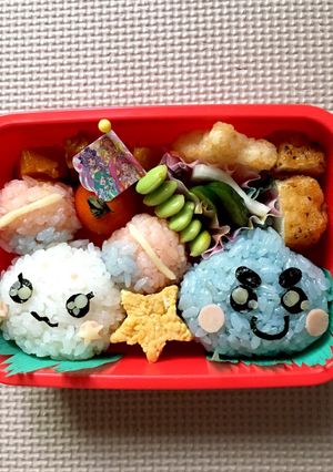 キャラ弁☆プリキュア フワ プルンス-レシピのメイン写真