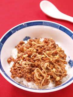 えのきの納豆肉味噌酢丼-レシピのメイン写真