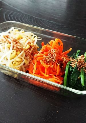 3種のナムル-レシピのメイン写真