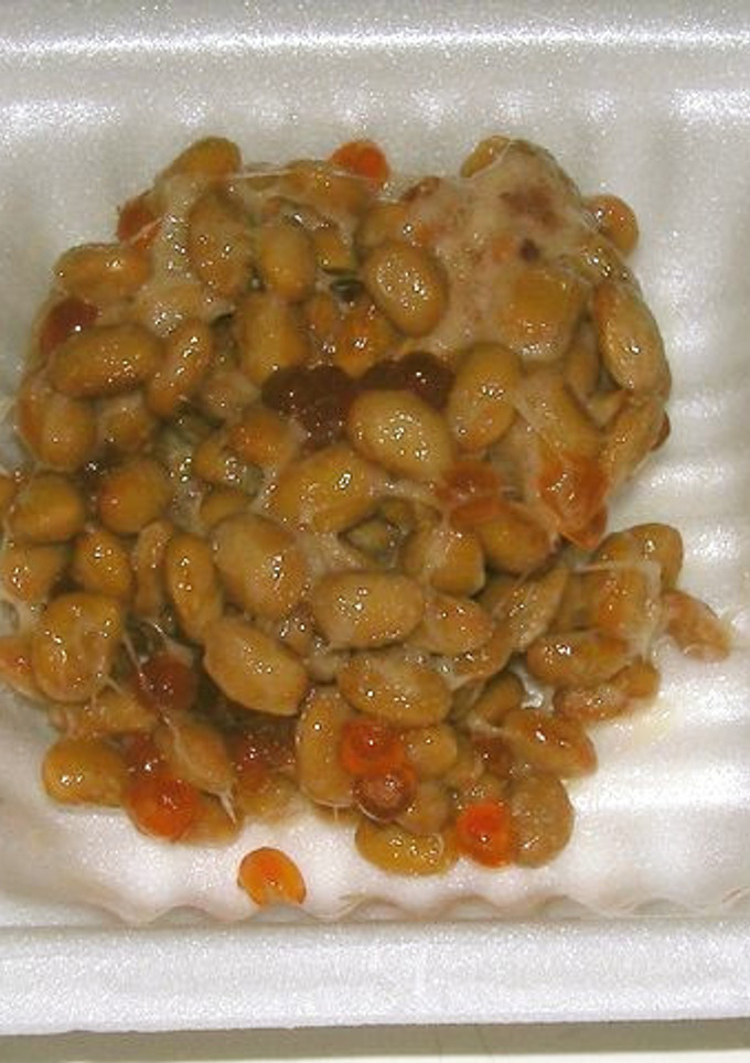 納豆にちょい足し（いくら編）-レシピのメイン写真