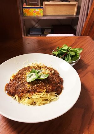 この３つの材料で本格的ミートソース！-レシピのメイン写真