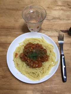 ケチャップとソースでミートソース-レシピのメイン写真