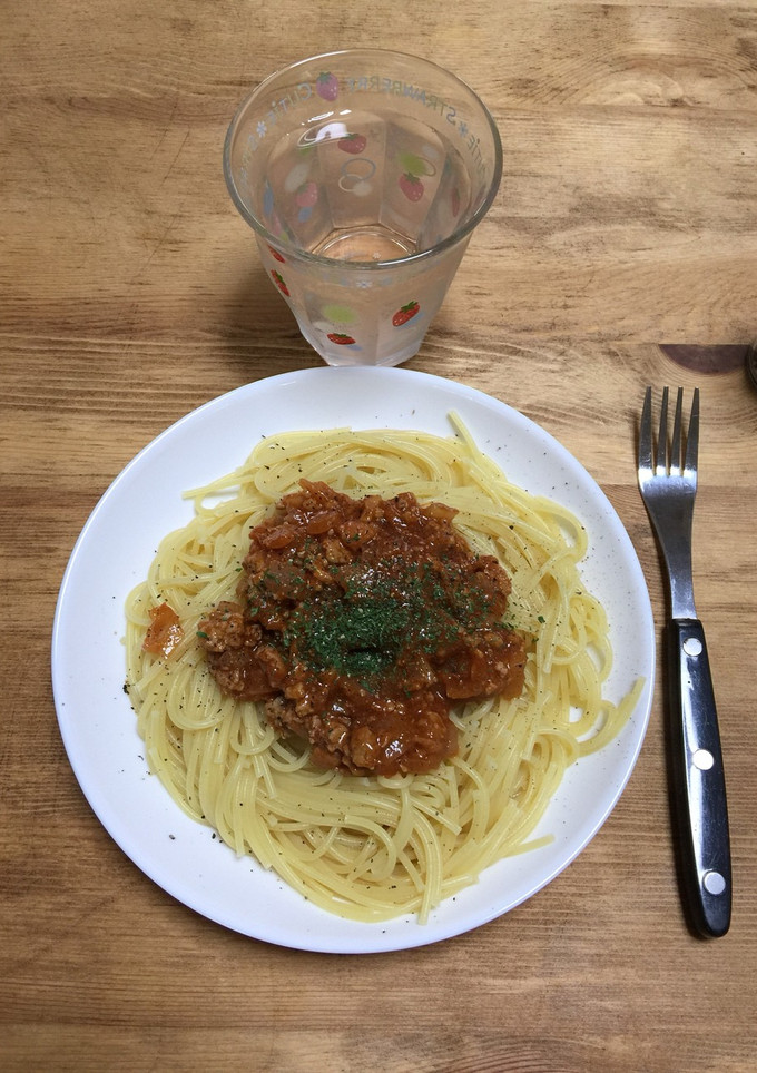 ケチャップとソースでミートソース-レシピのメイン写真