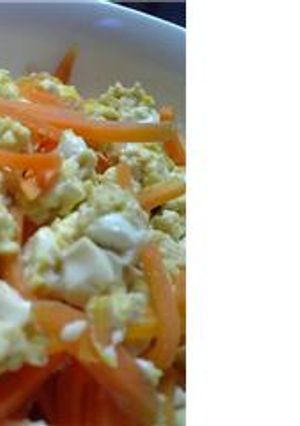 豆腐と人参の卵炒め（簡単炒り豆腐）-レシピのメイン写真