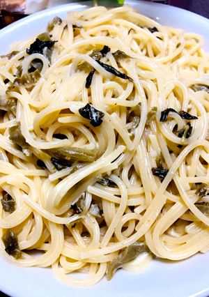 高菜の和風クリームパスタ-レシピのメイン写真
