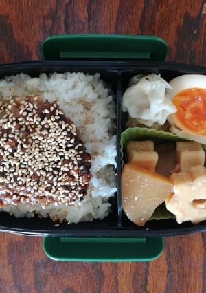 ◎旦那弁当◎その⑭『たかきびハンバーグ』-レシピのメイン写真