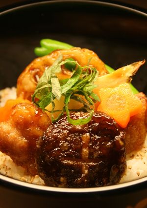 山の幸のテリテリ丼-レシピのメイン写真