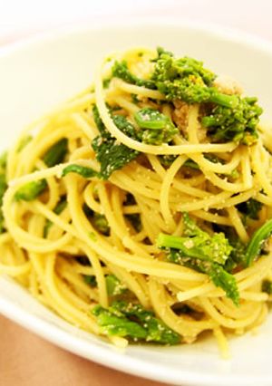 菜の花と明太子のワンボウルパスタ-レシピのメイン写真