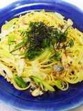アジの開きを使ったパスタ