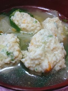 鶏団子のスープ-レシピのメイン写真