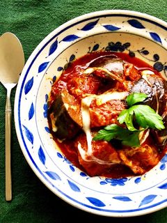 茄子とベーコンのトマト煮込み*簡単-レシピのメイン写真