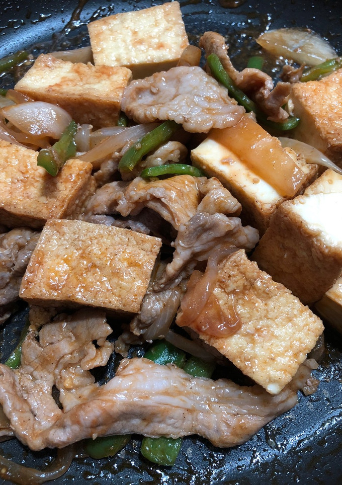 豚肉と厚揚げのケッチャプ炒め-レシピのメイン写真