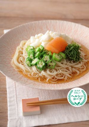 たらこのネバトロそうめん-レシピのメイン写真