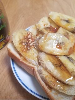 【朝食にぴったり!】焼きバナナトースト-レシピのメイン写真
