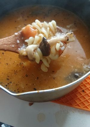 煮込むだけ！トマトの即席スープパスタ☆-レシピのメイン写真