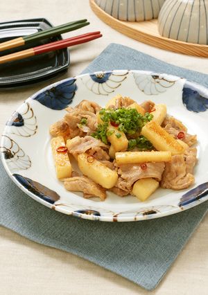 夏バテ防止★長いもと豚肉の炒めもの-レシピのメイン写真