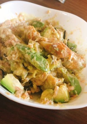 アボカドとちくわの塩昆布和え-レシピのメイン写真