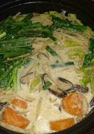 計量少なめ♪簡単ゴマ豆乳鍋-レシピのメイン写真