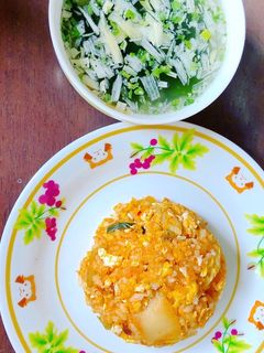 キムチ納豆炒飯-レシピのメイン写真