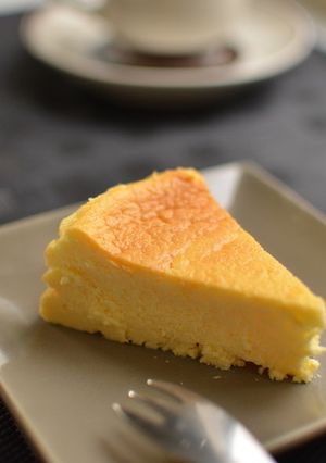 半熟スフレチーズケーキ-レシピのメイン写真