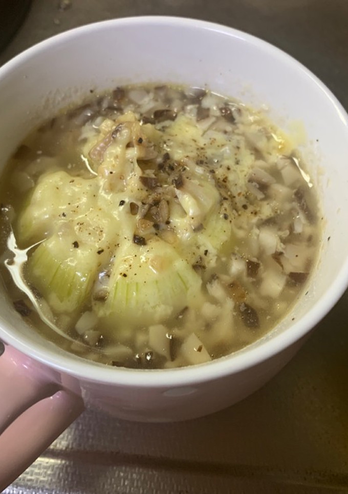 新たまねぎのスープまるごとレンジにお任せ-レシピのメイン写真