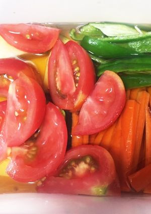 野菜のピクルス！創味、だしまろ酢、簡単！-レシピのメイン写真