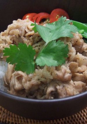 豚肉のアジアン丼-レシピのメイン写真