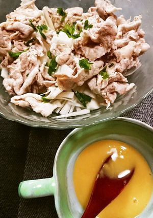 大根と豚肉の冷製酢味噌しゃぶしゃぶ-レシピのメイン写真