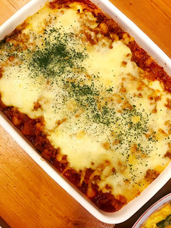 ひき肉と大豆のトマトソース チーズ焼き-レシピのメイン写真