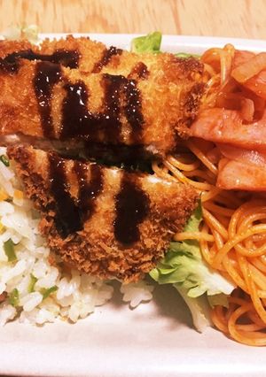 長崎名物トルコライス！少し大変！！-レシピのメイン写真