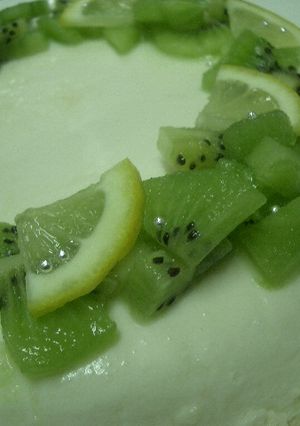 豆乳＋レモンのムースケーキ-レシピのメイン写真