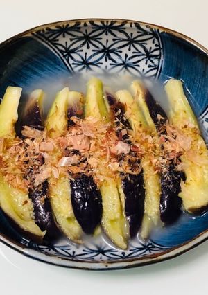 レンジで簡単☆なすの白だしねぎ塩おひたし-レシピのメイン写真