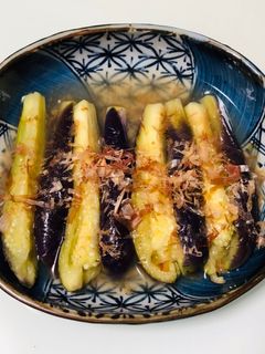 レンジで簡単☆なすの白だし梅肉おひたし-レシピのメイン写真
