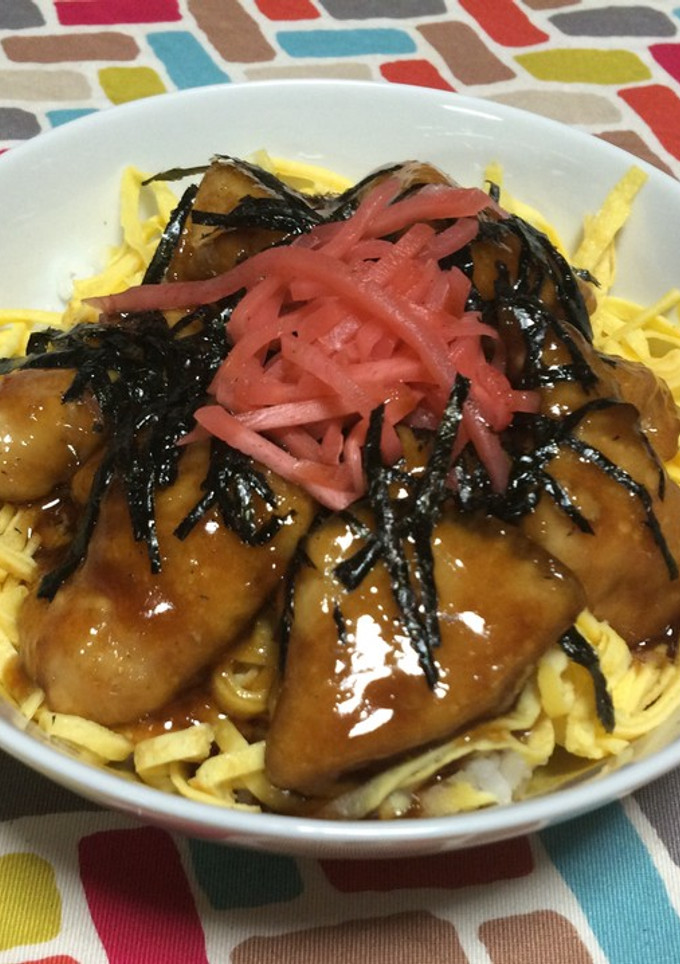 超簡単☆照焼きのたれが旨い照焼きチキン丼-レシピのメイン写真