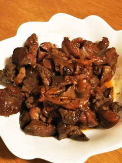 鶏レバーと砂ずりの生姜煮-レシピのメイン写真