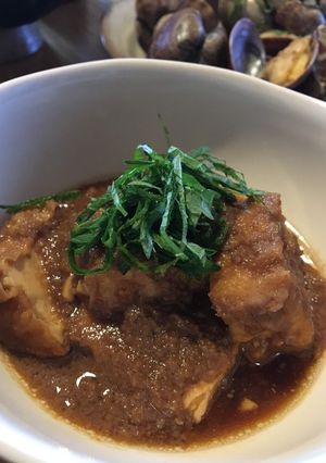 厚揚げのそぼろ味噌煮-レシピのメイン写真