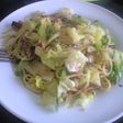 サンマ蒲焼缶で簡単パスタ