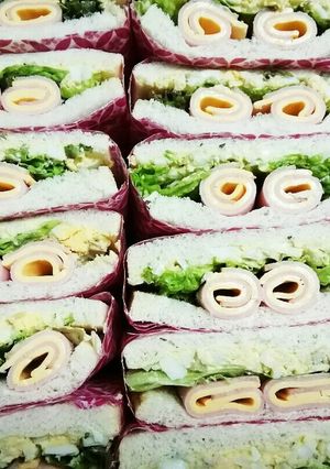 ハムチーズ玉子のミックスサンドイッチ♪-レシピのメイン写真