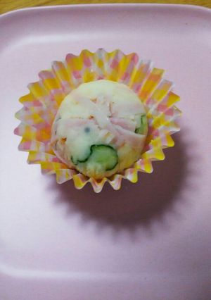 ポテトサラダを茶巾に♪-レシピのメイン写真