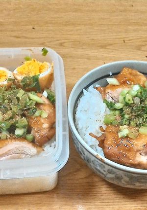 鶏旨煮と煮卵（チャーシュー風）-レシピのメイン写真