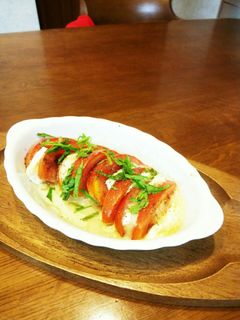トマトのカマンベールチーズ焼き-レシピのメイン写真