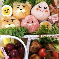 キャラ弁韓国カカオフレンズ-レシピのメイン写真