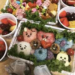 キャラ弁防弾少年団バンタンBT21-レシピのメイン写真