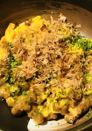 毎日の納豆●納豆入りスクランブルエッグ-レシピのメイン写真