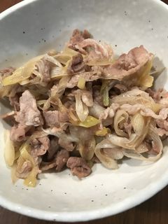 ネギ豚の山椒炒め-レシピのメイン写真