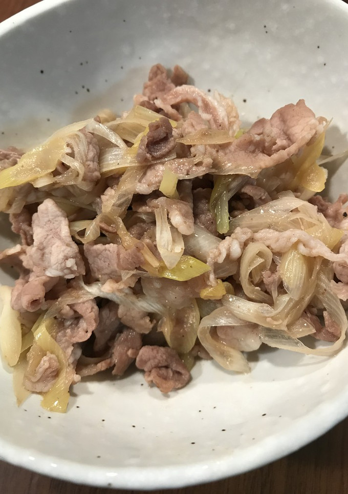 ネギ豚の山椒炒め-レシピのメイン写真