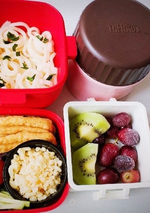 冷したぬき・きつね弁当-レシピのメイン写真