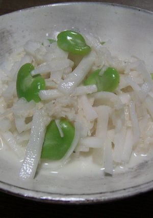 買い置き食材で作る、帆立缶と大根のサラダ-レシピのメイン写真