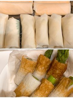 アスパラ竹輪 リメイク(春巻き)-レシピのメイン写真