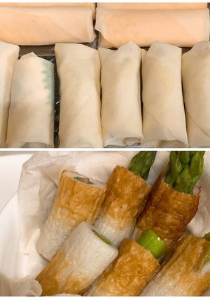 アスパラ竹輪 リメイク(春巻き)-レシピのメイン写真